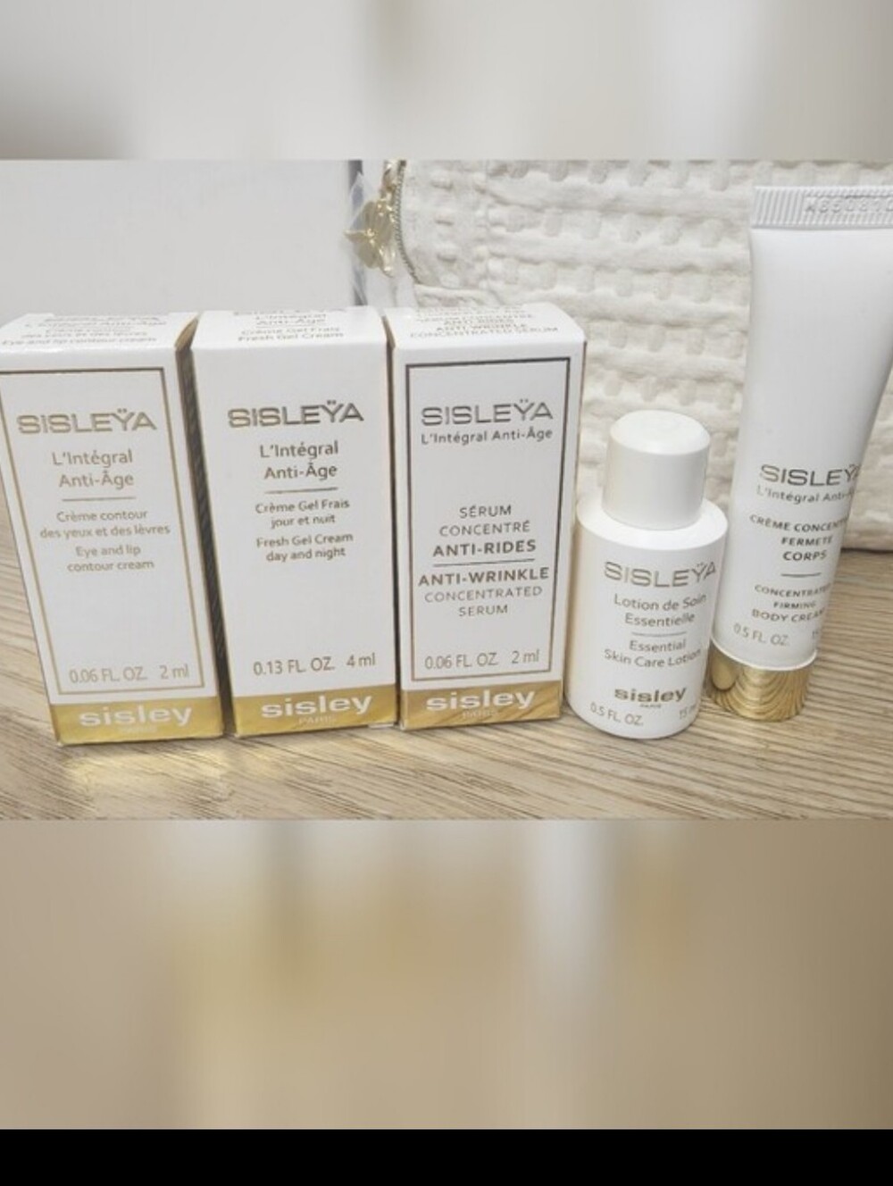 New Sisley Paris Sisleya L'Intégral Anti-age travel 6 Pcs Luxury Discovery set